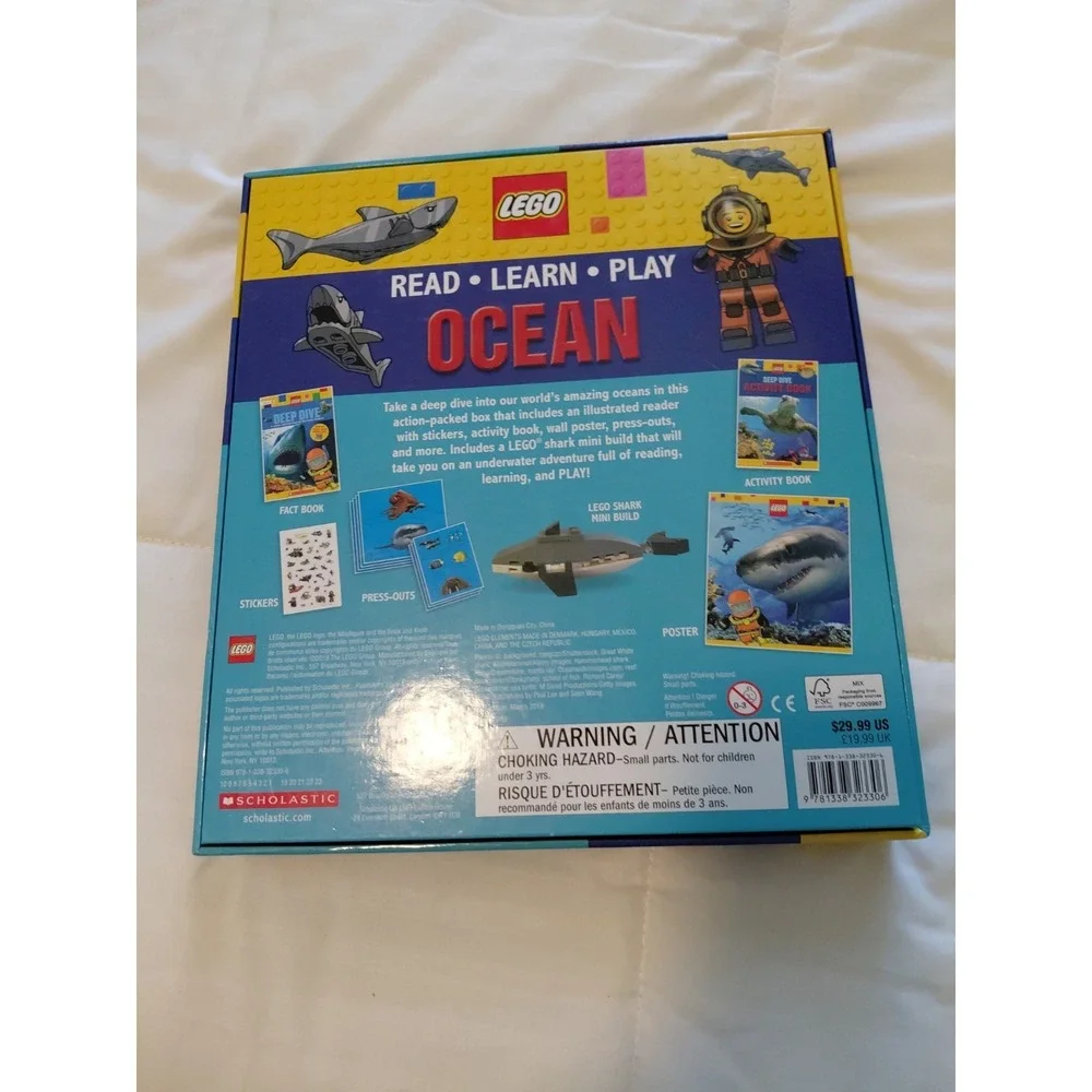 Lego Scholastic Ocean Read, Learn, Play  Lego Adventure‎ Activity Book & Lego's